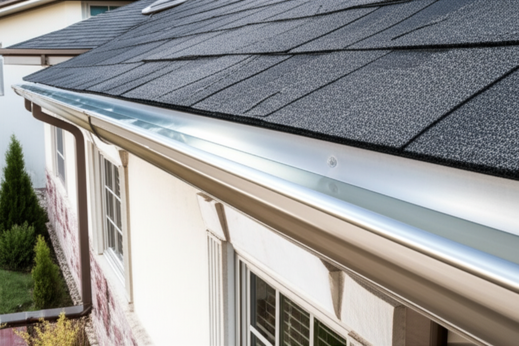 Seamless gutter installation and replacement services by TayRoofing LLC