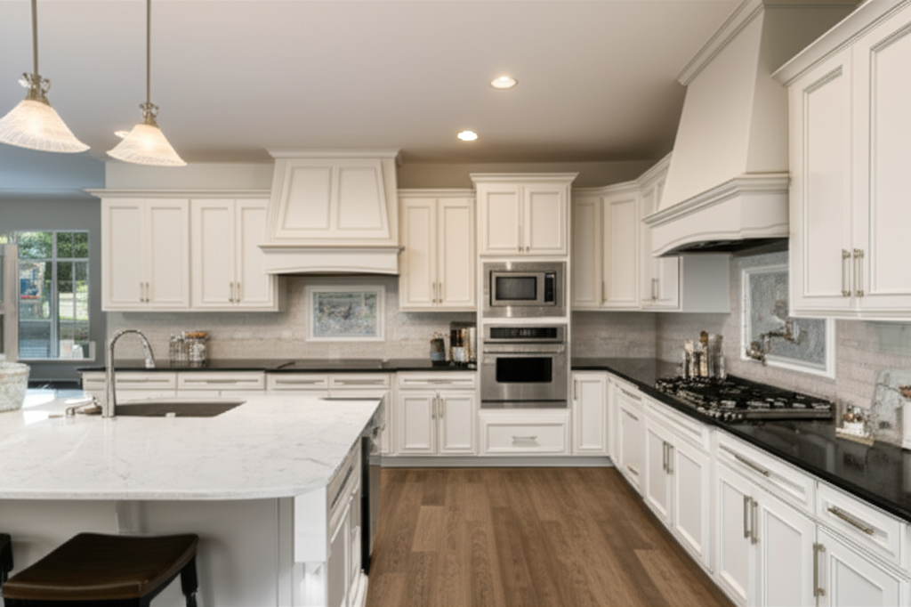 Modern kitchen remodeling and renovation by TayRoofing LLC