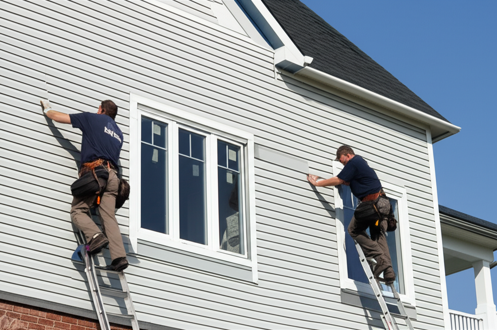 Expert siding installation and repair by TayRoofing LLC to enhance home exteriors